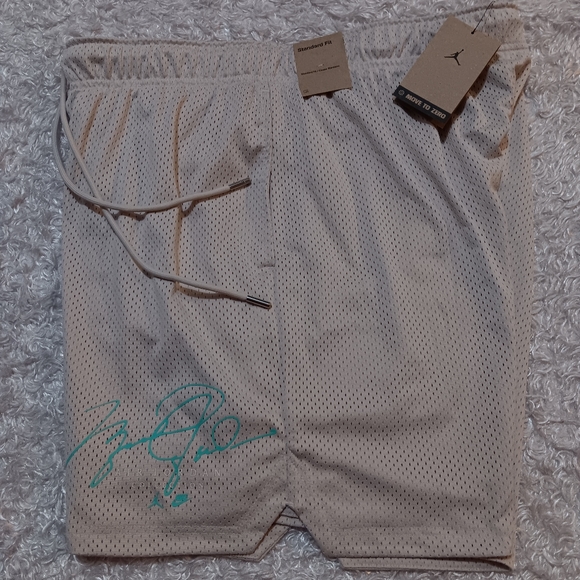Mens Nike Jordan Essentials Biege Tan Shorts NWT - Picture 7 of 9